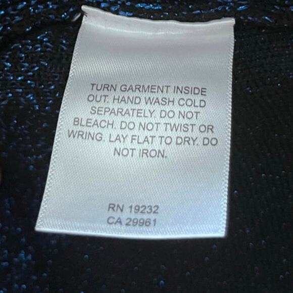 Alfred Dunner Blue Ombré Shimmer 2 For 1 Top Sweater Plus Size 2X Evening - Picture 11 of 12